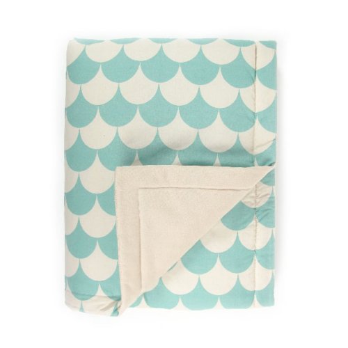 Edredon Copenhagen Ecailles - Vert tropical