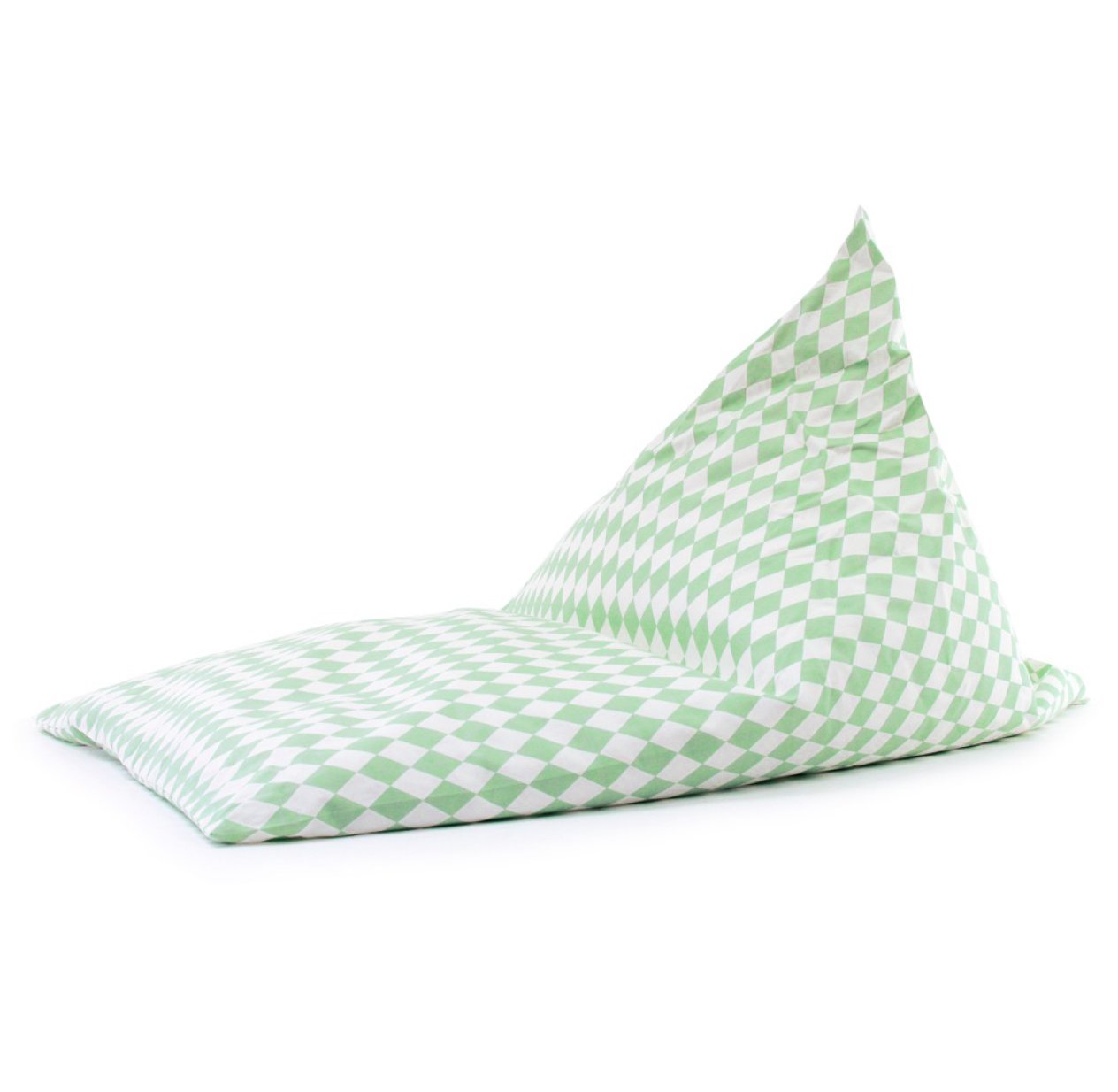 Pouf XL Essaouira Losanges - Mint