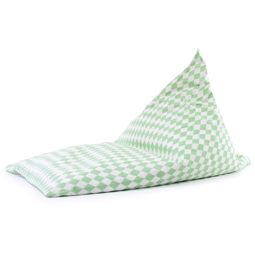 Pouf XL Essaouira Losanges - Mint