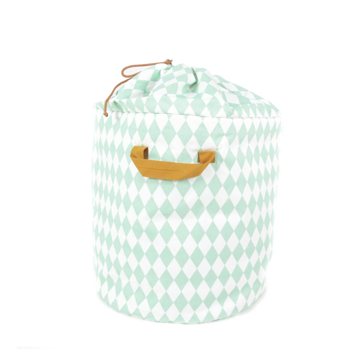 Panier de rangement Baobab L Losanges - Mint