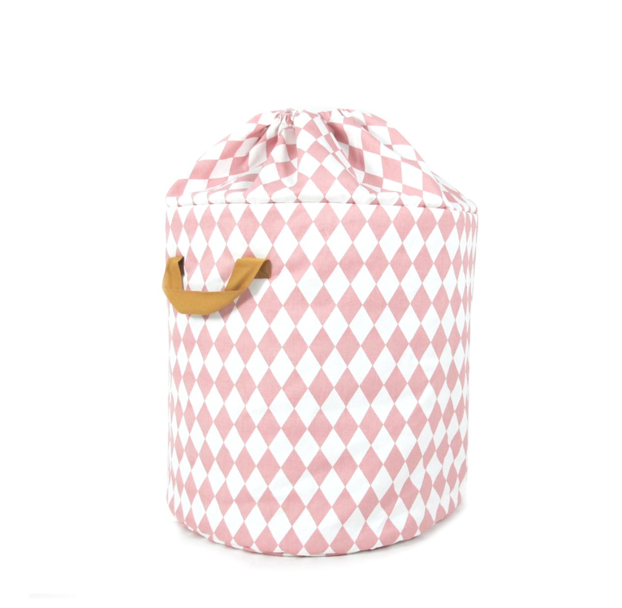 Panier de rangement Baobab L Losanges - Rose