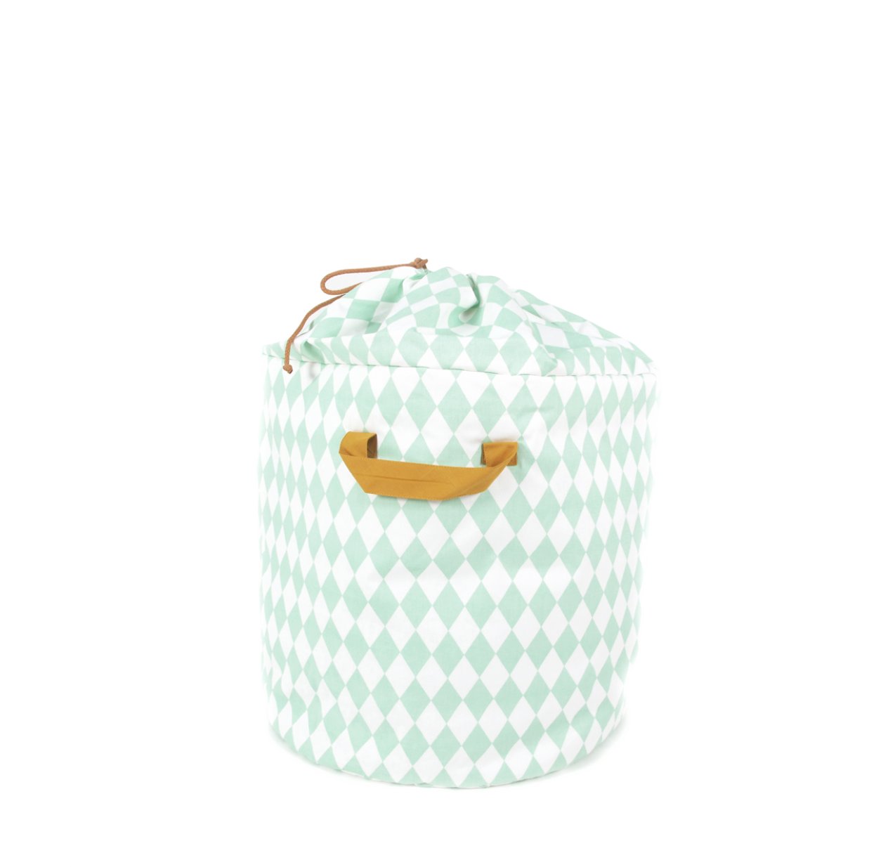 Panier de rangement Baobab S Losanges - Mint