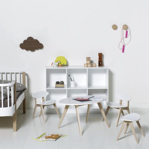 Chaise enfant PingPong - Blanc/Chêne