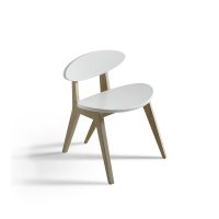 Chaise enfant PingPong - Blanc/Chêne