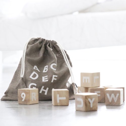 Cubes Alphabet - Blanc