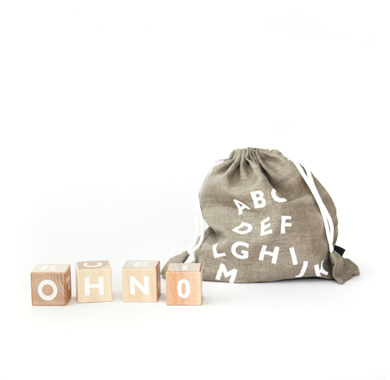 Cubes Alphabet - Blanc