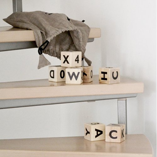 Cubes Alphabet - Noir