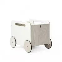Coffre à jouets sur roues Toy Chest - Blanc