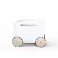 Coffre à jouets sur roues Toy Chest - Blanc