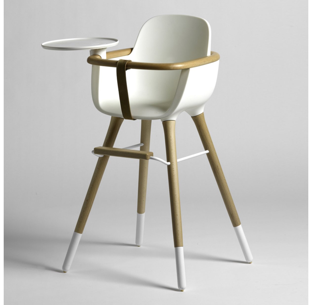 Chaise haute OVO - Blanc