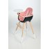 Chaise haute OVO Plus avec harnais - Bleu Cobalt
