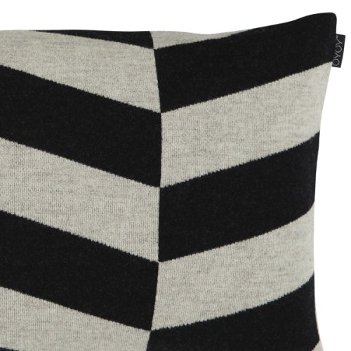 Coussin Zuni - Mint/Noir