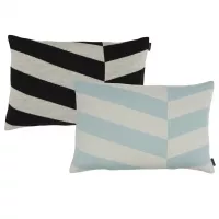 Coussin Zuni - Mint/Noir