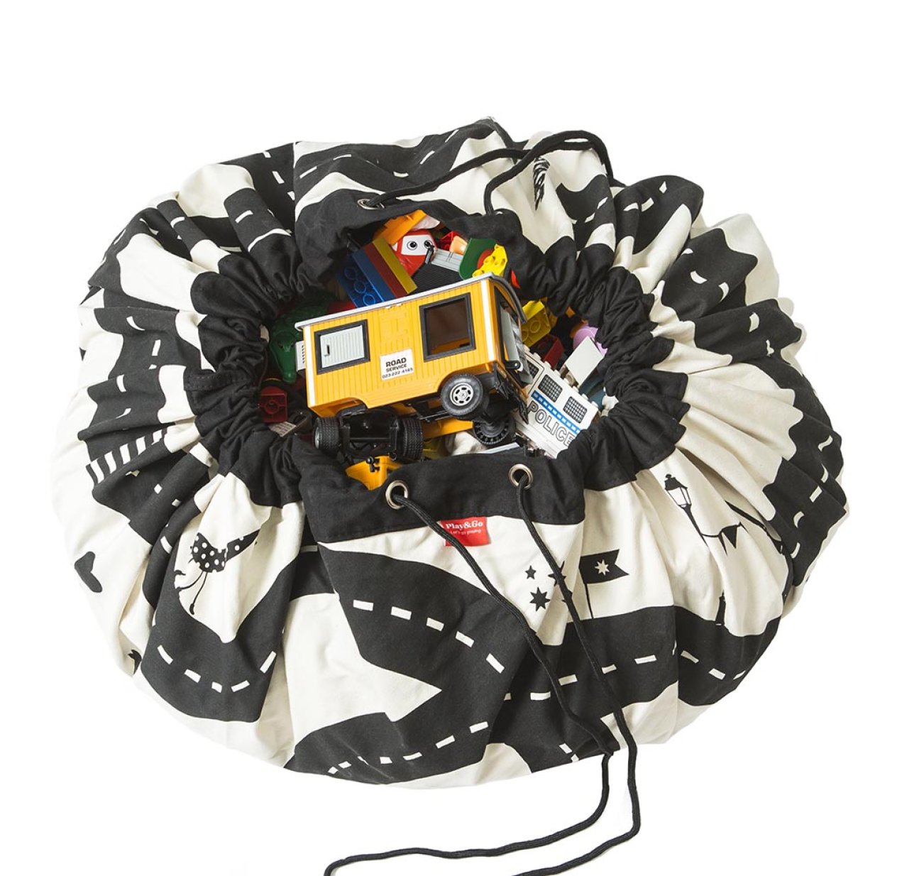 Sac - Tapis de jeux Autoroute/Eclairs - Noir