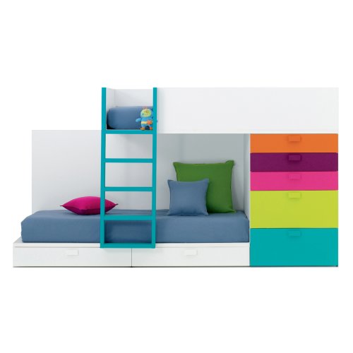 Lit superposé 7 tiroirs