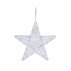Petite lanterne étoile dentelle - Blanc