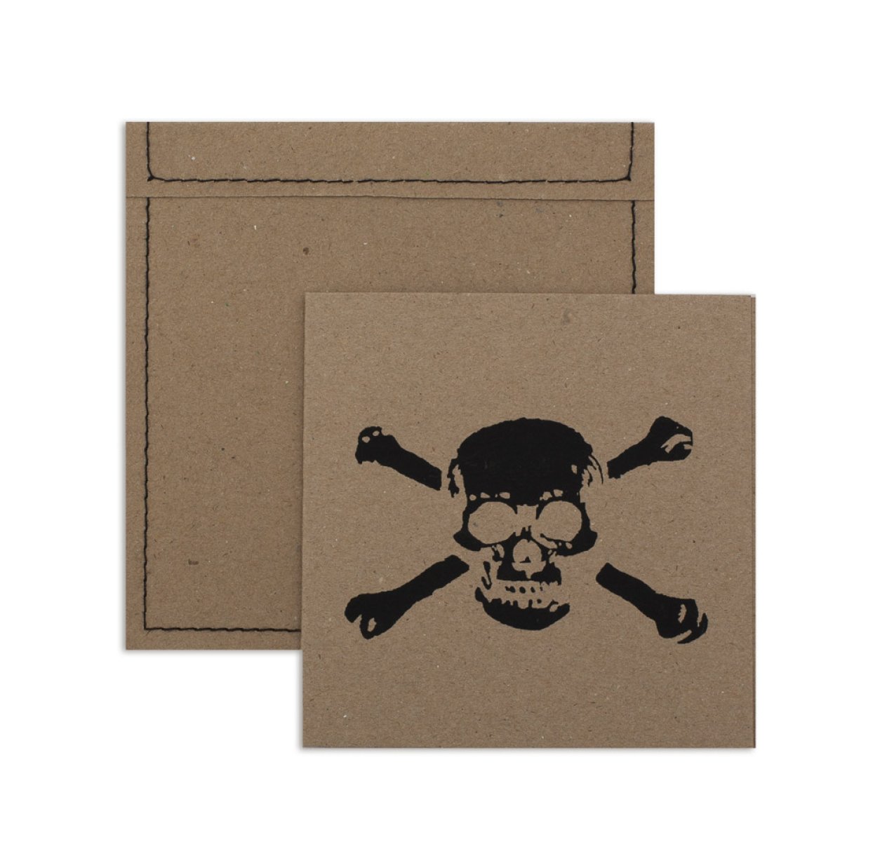 6 cartes invitation Pirate
