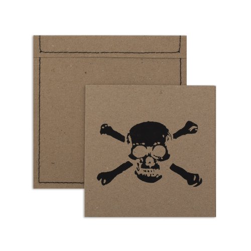 6 cartes invitation Pirate
