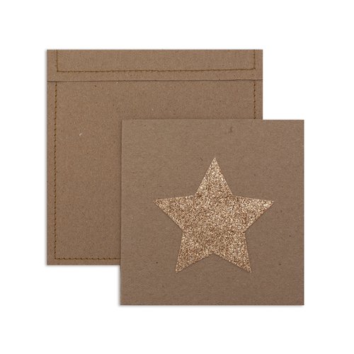 6 cartes invitation Etoile