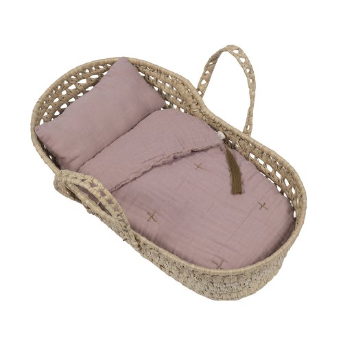 Couffin poupée - Vieux rose