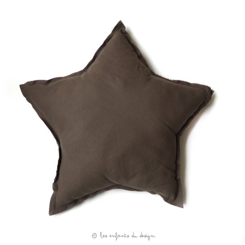 Coussin Etoile - Chocolat