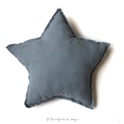 Coussin Etoile Denim