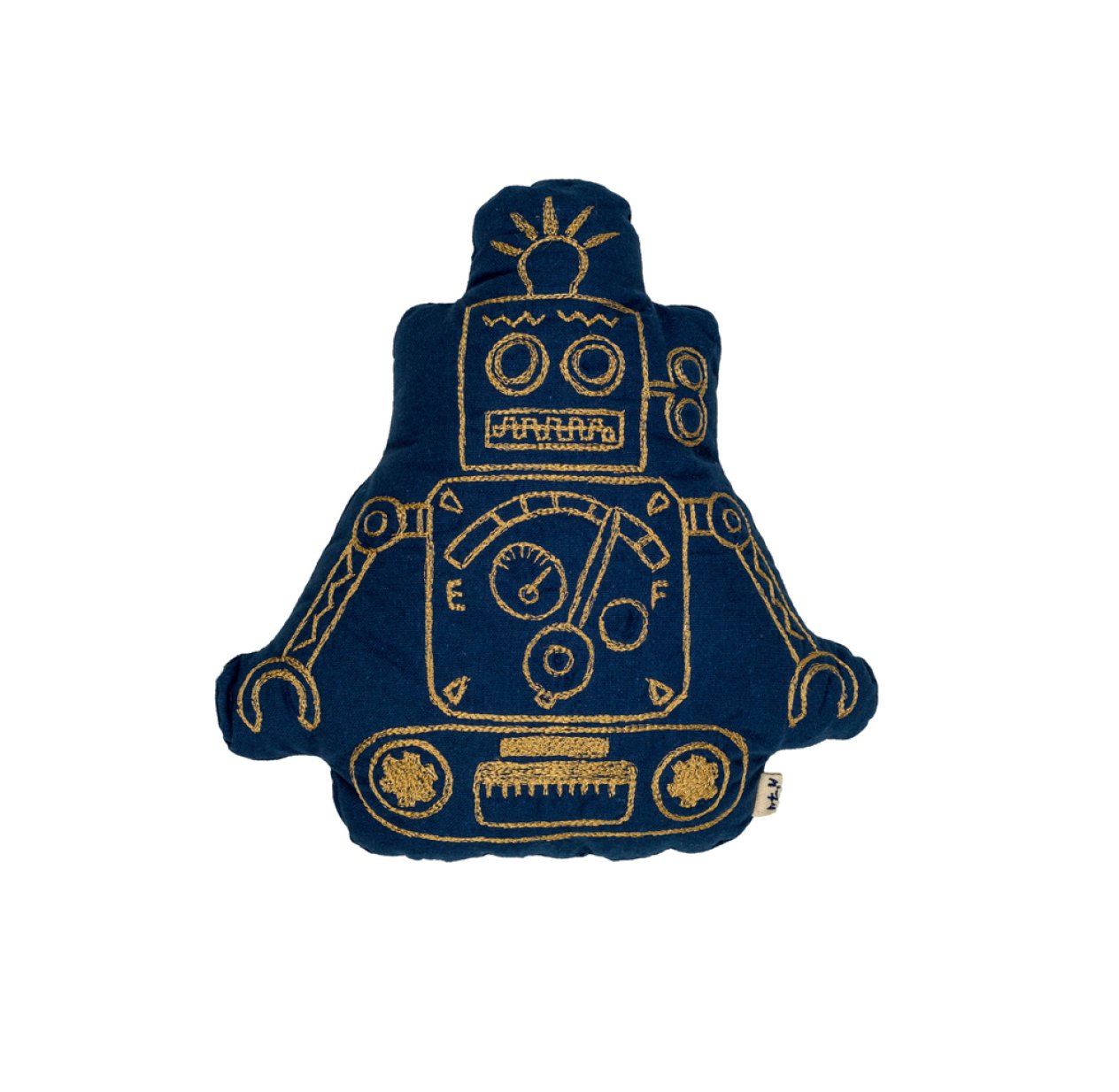 Coussin robot Edd - Marine