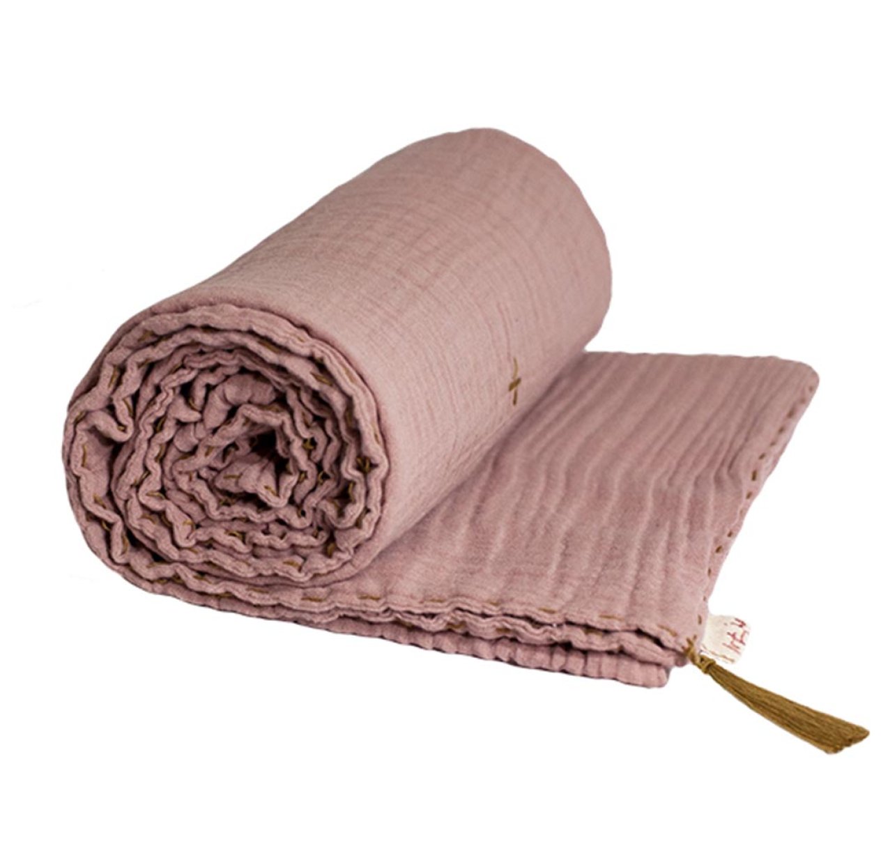 Couverture légère - Vieux rose