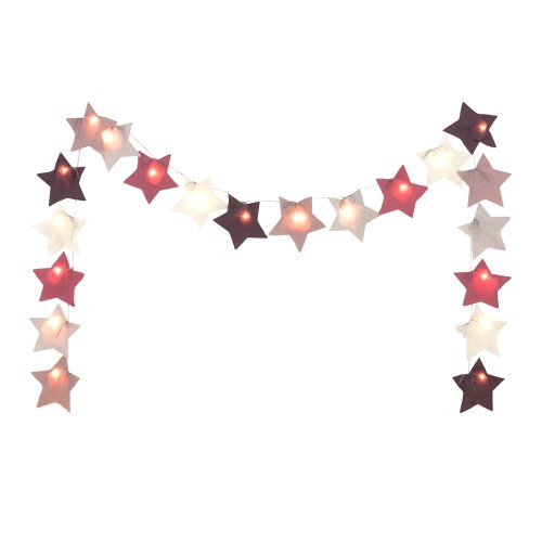 Guirlande lumineuse étoiles - Rose