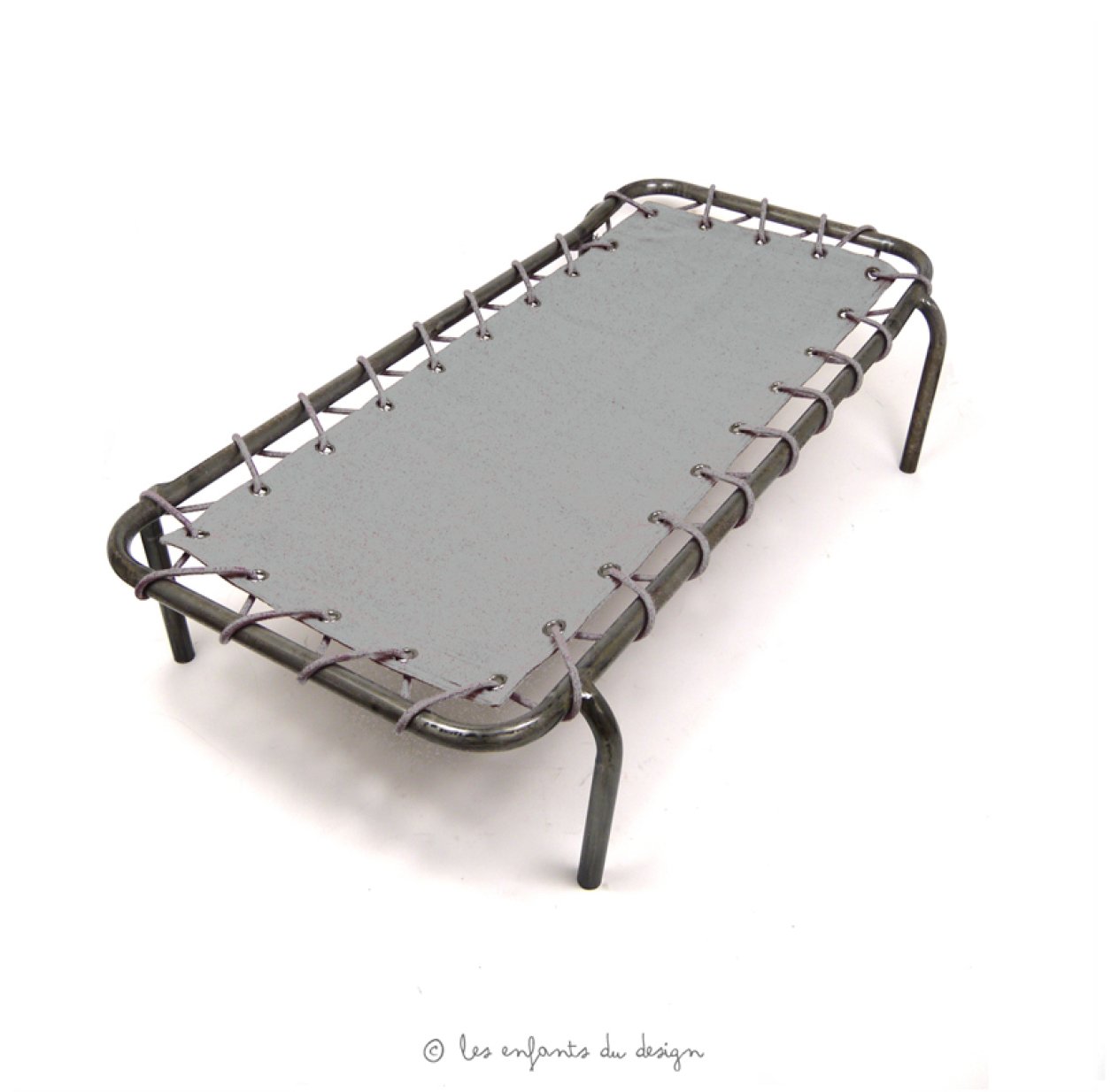 Lit de camp d'appoint - Gris argent