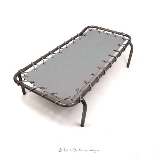 Lit de camp d'appoint - Gris argent