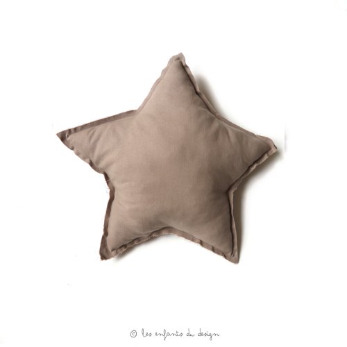Petit coussin Etoile - Beige