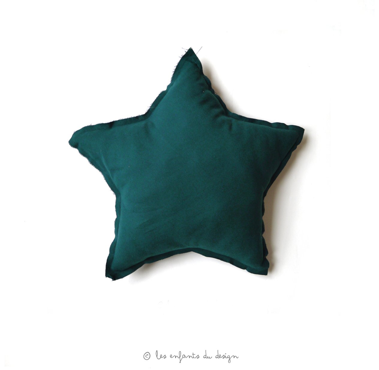 Petit coussin Etoile Bleu Canard