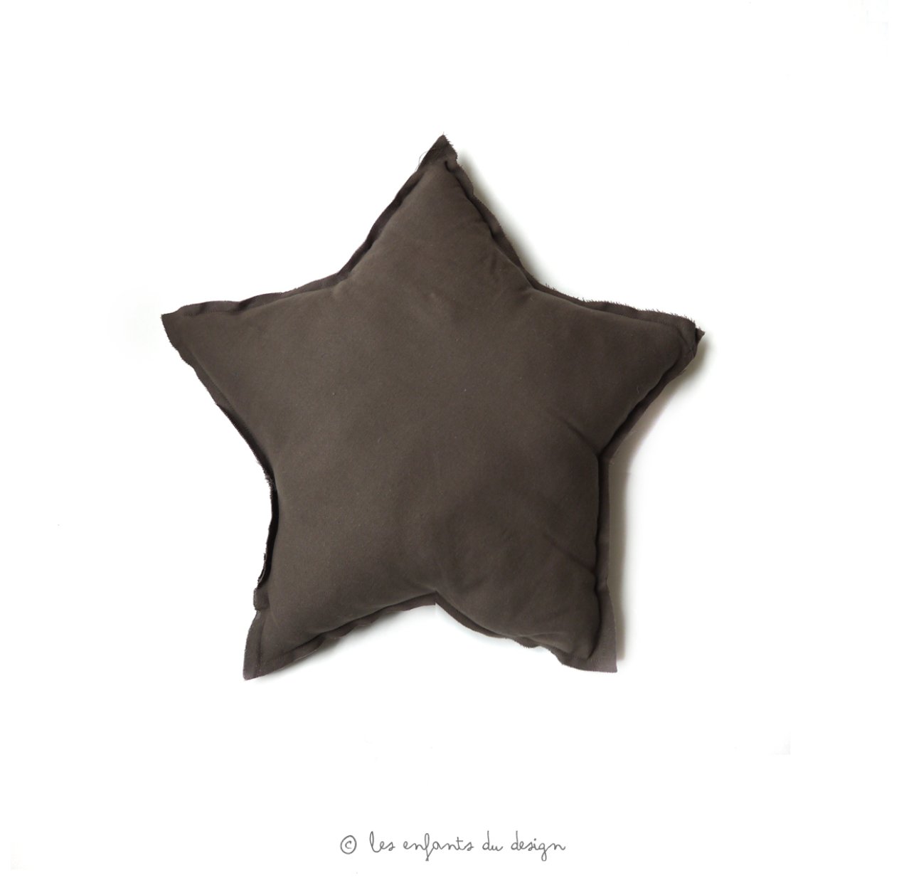 Petit coussin Etoile - Chocolat