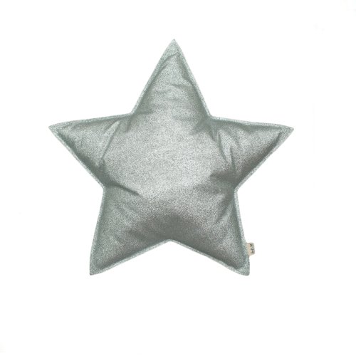 Petit coussin Etoile paillettes - Argent