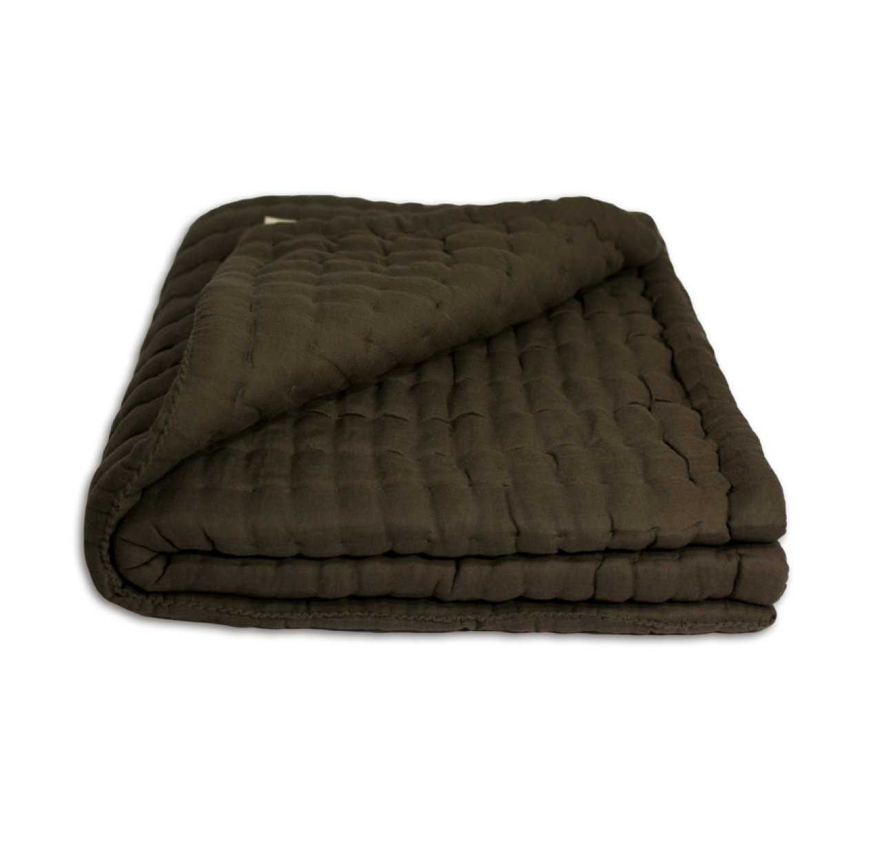 Plaid Tatami - Chocolat