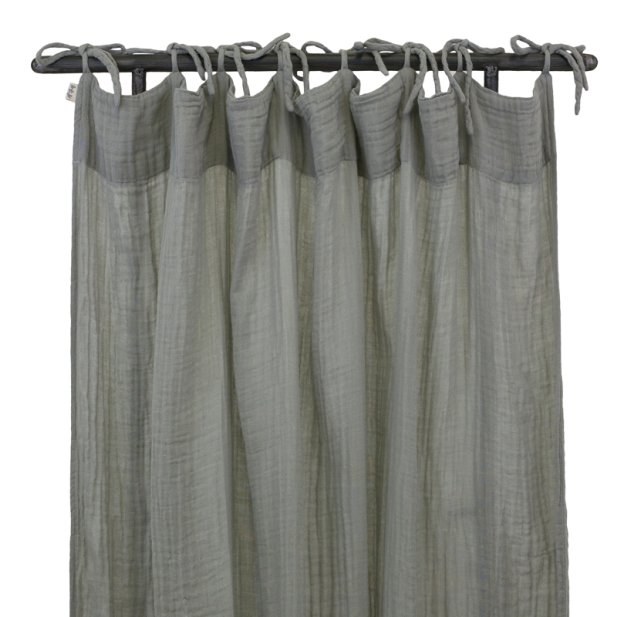Rideau - Gris Numéro 74 pour chambre enfant - Les Enfants du Design Rideau - Gris Numéro 74 pour chambre enfant - Les Enfants du Design