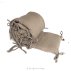 Tour de lit en gaze de coton - Beige