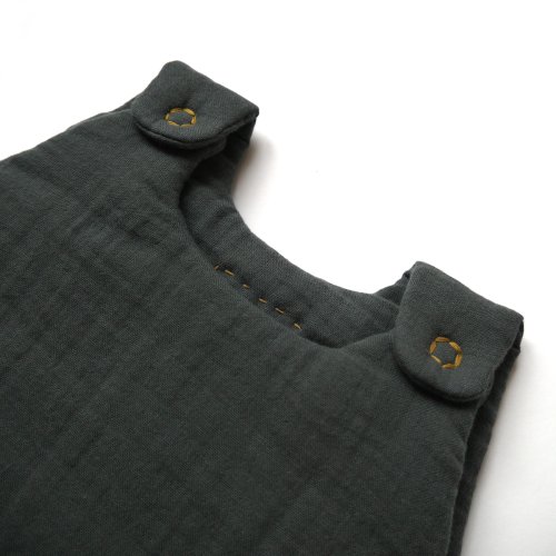 Gigoteuse en gaze de coton - Anthracite