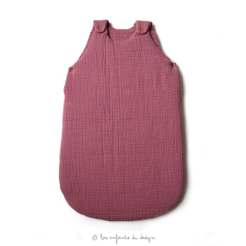Gigoteuse en gaze de coton - Rose Baobab