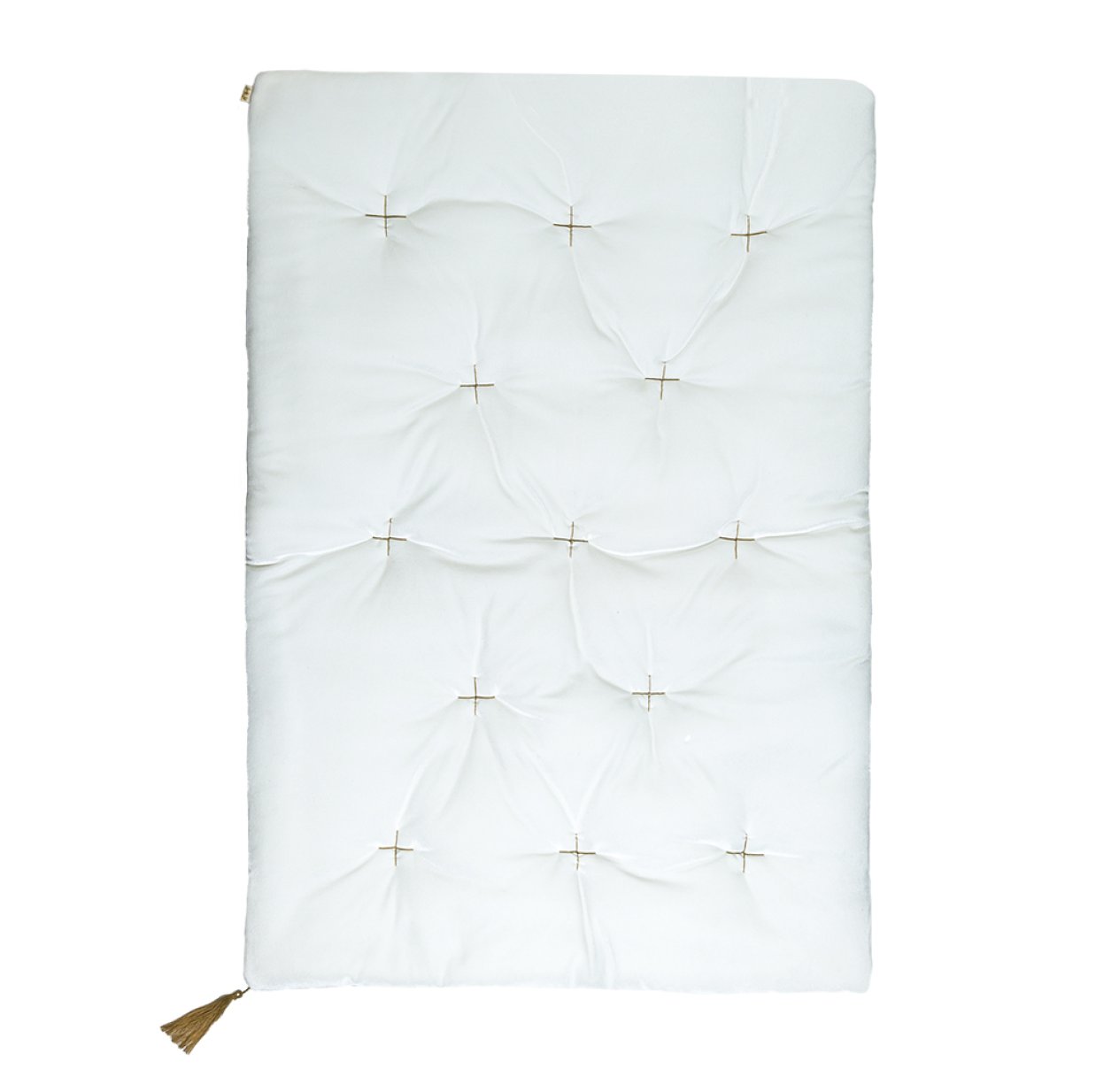 Edredon velours futon - Blanc
