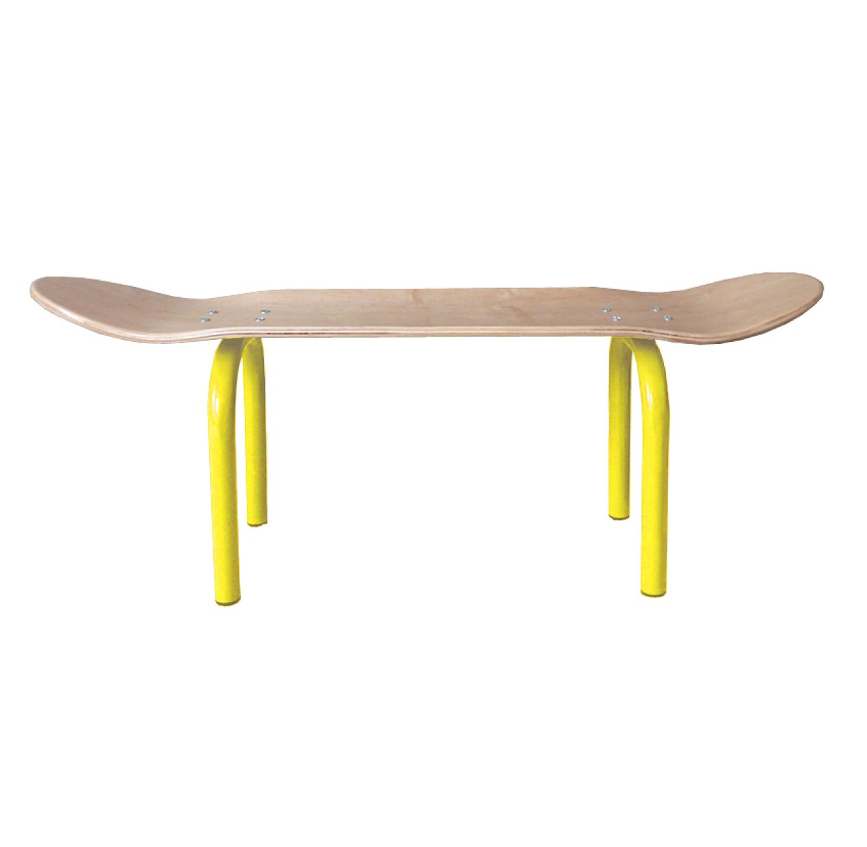 Banc Skate Naturel - Pieds Jaune