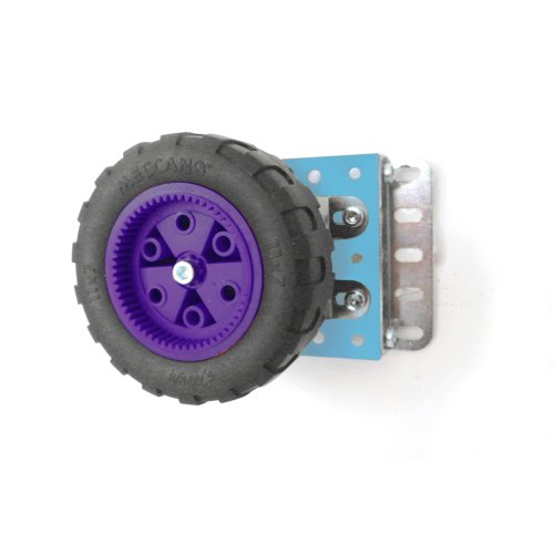 Patère Meccano - Bleu ciel/Violet