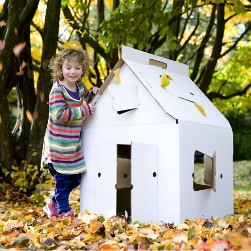 Casa Cabana - Maison en carton - Blanc