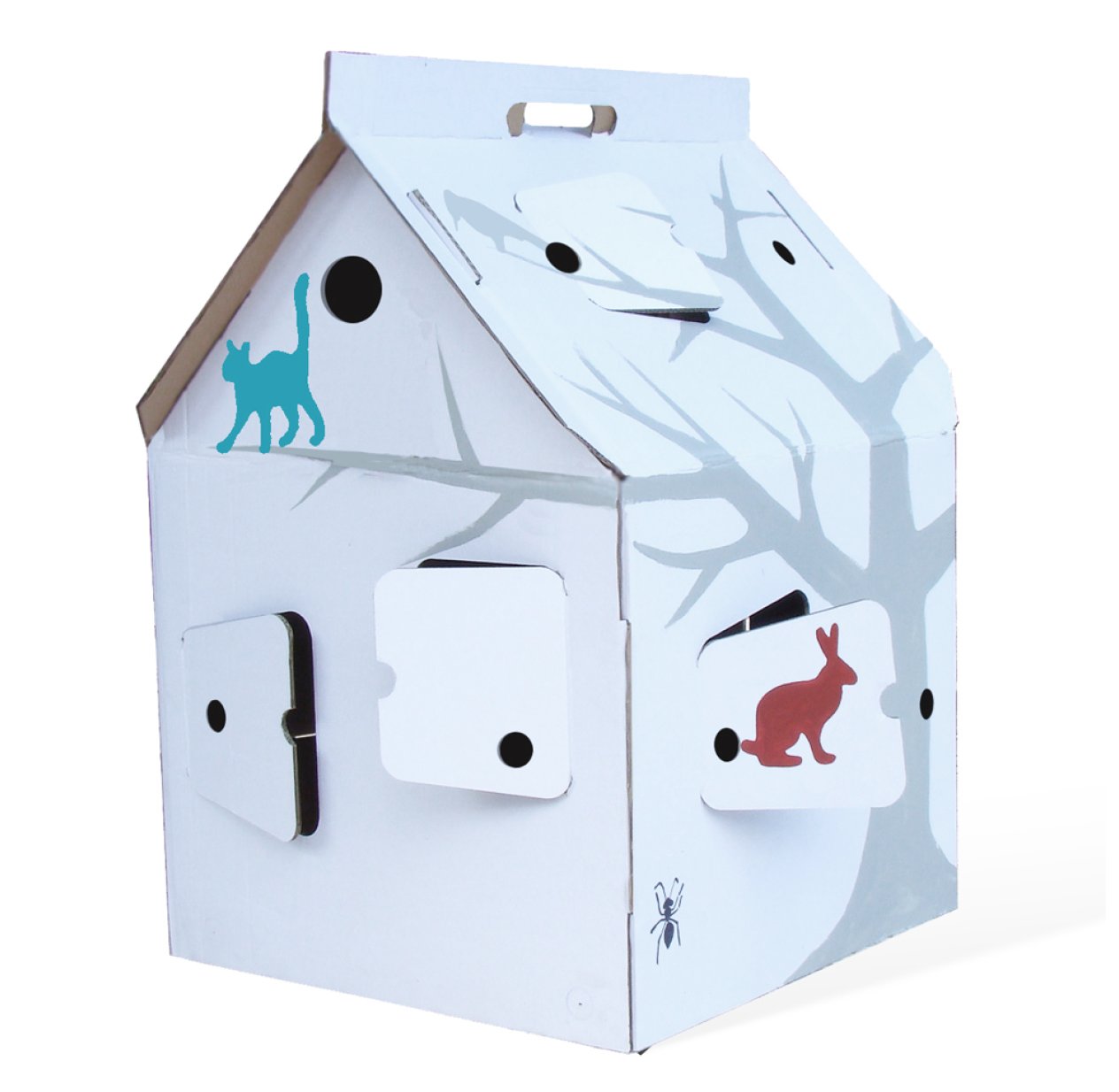 Casa Cabana - Maison en carton avec motifs