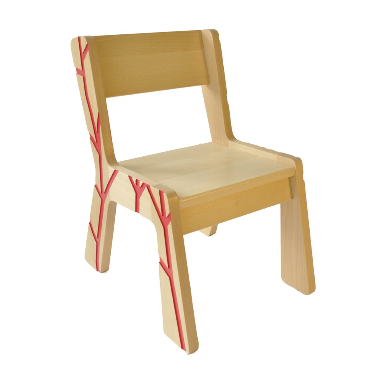Chaise Volume Zéro - Rouge