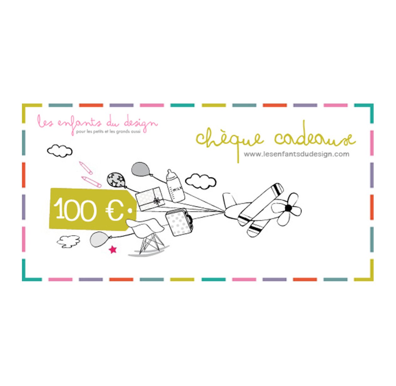 Chèque cadeaux 100 €