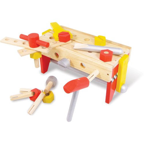 Etabli boîte à outils réversible en bois