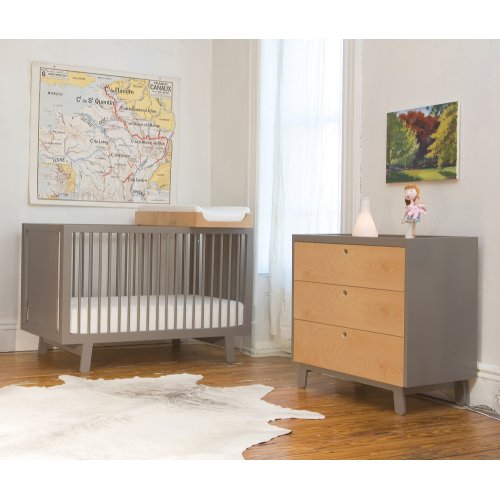 Lit bébé évolutif Sparrow - Gris