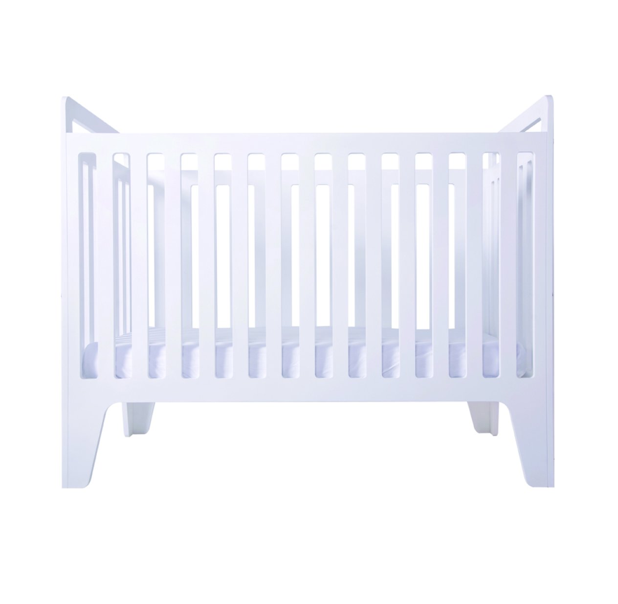 Lit bébé design Nona - Blanc